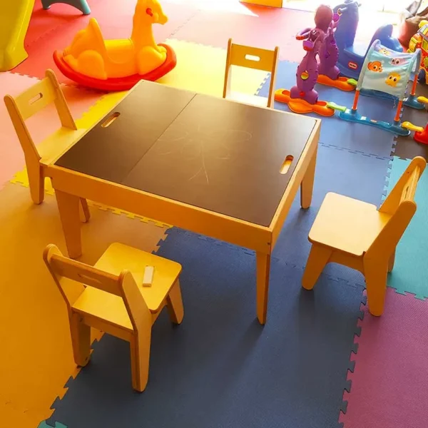 Chalk Board Table & 4 Chair Set