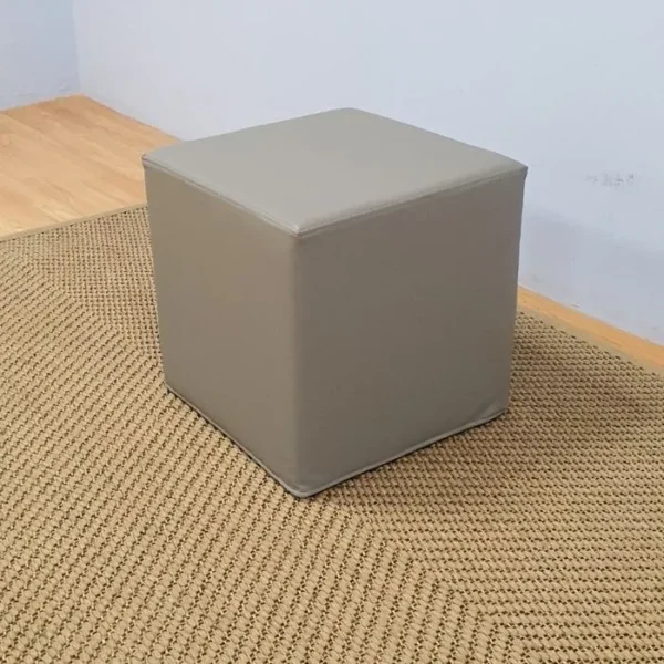 Square Ottoman – Grey