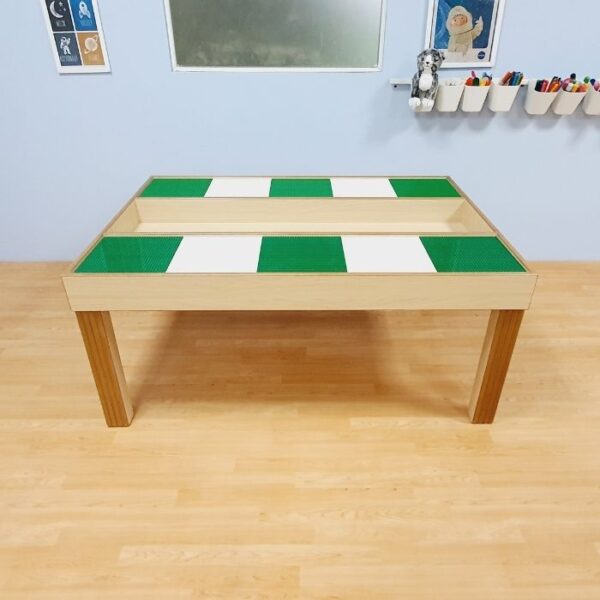 Sliding Building Blocks Table